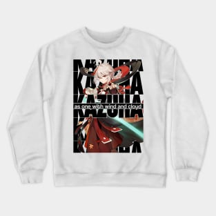 KAZUHA as one with wind and cloud Genshin Impact Crewneck Sweatshirt